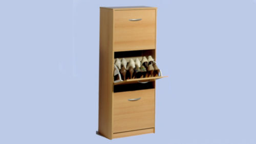 Schuhschrank Buche Holznachbildung