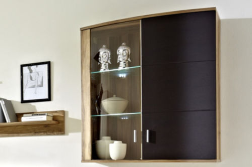 Hängevitrine Nussbaum Wenge
