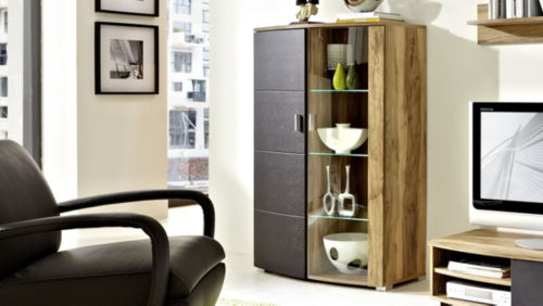 Vitrine Nussbaum Wenge