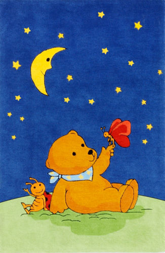 Kinderteppich Der Mondbär mit Freunden - Details