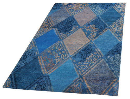 Handgetufteter Teppich Gobi