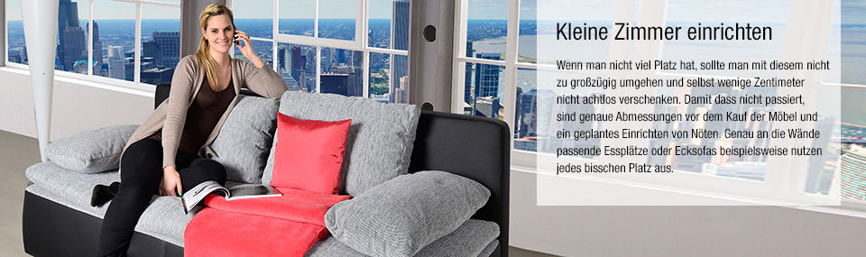 Kleine zimmer einrichten tipps & möbel empfehlungen